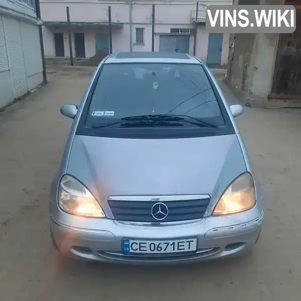 WDB1680091J582314 Mercedes-Benz A-Class 2001 Хетчбек 1.69 л. Фото 1