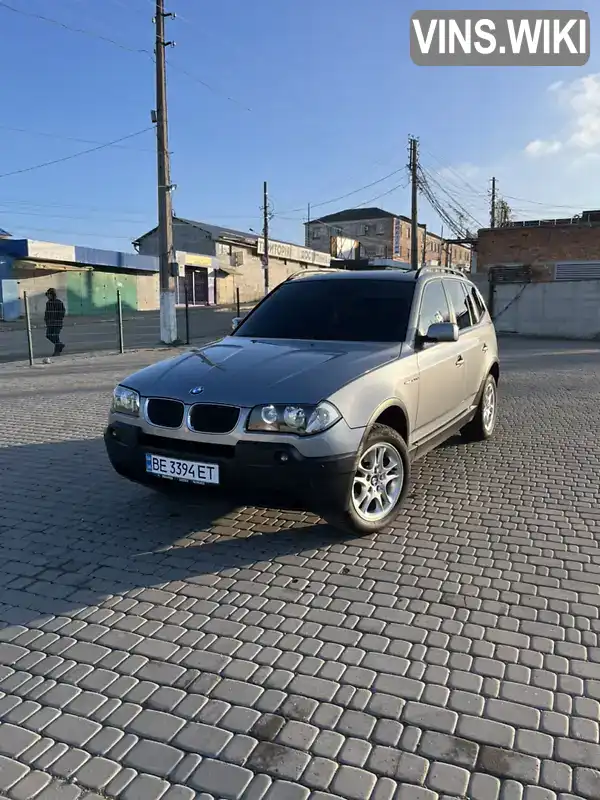 Позашляховик / Кросовер BMW X3 2005 2 л. обл. Миколаївська, Первомайськ - Фото 1/21