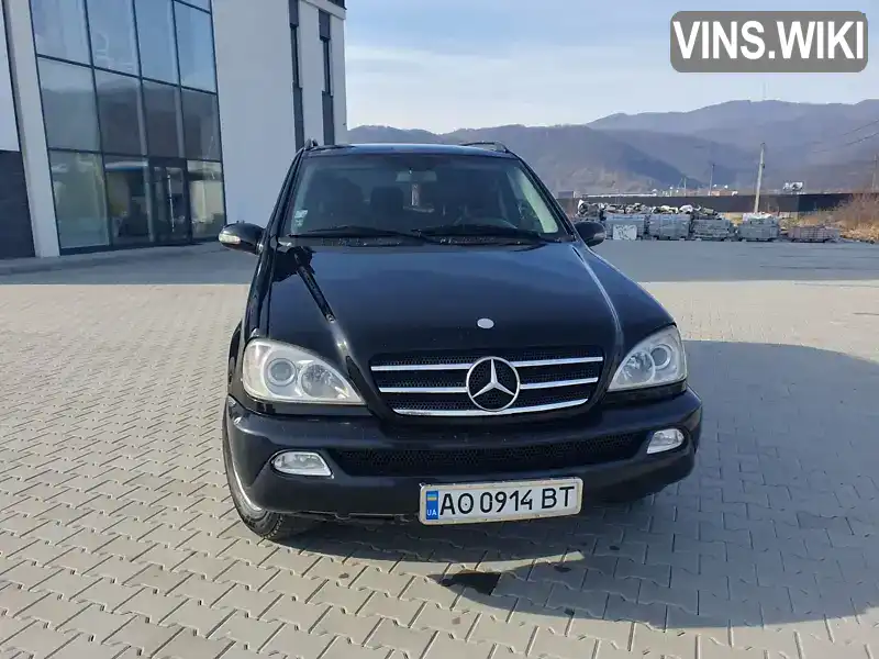 Позашляховик / Кросовер Mercedes-Benz M-Class 2003 2.7 л. Автомат обл. Закарпатська, Хуст - Фото 1/21