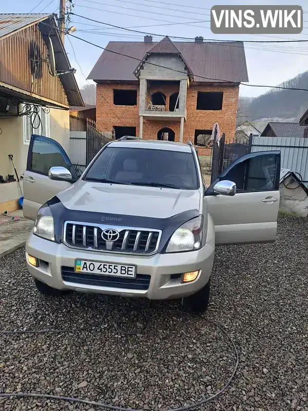 Внедорожник / Кроссовер Toyota Land Cruiser Prado 2005 2.69 л. Автомат обл. Закарпатская, Калины - Фото 1/17