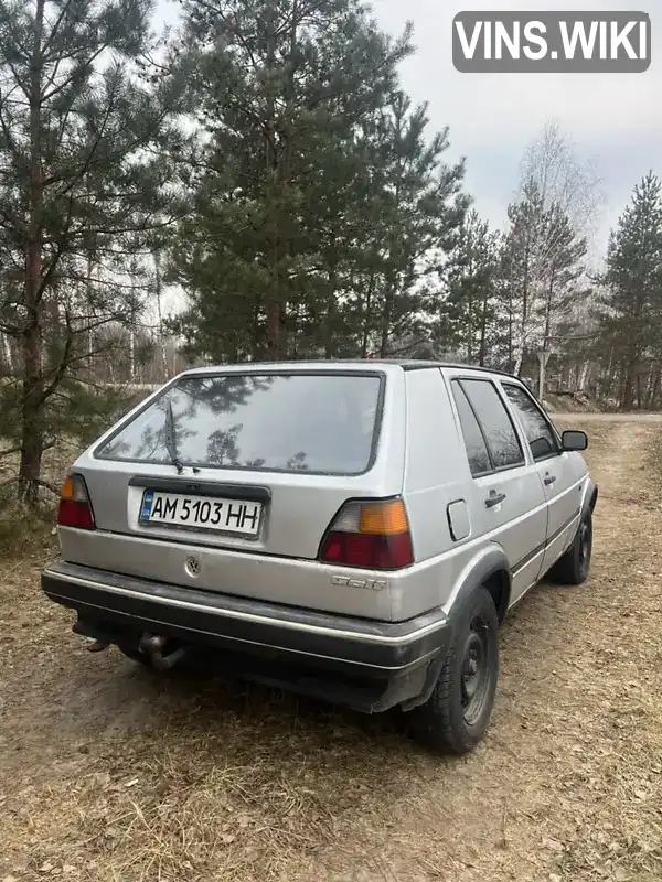 Хэтчбек Volkswagen Golf 1989 1.6 л. Ручная / Механика обл. Житомирская, Коростень - Фото 1/6