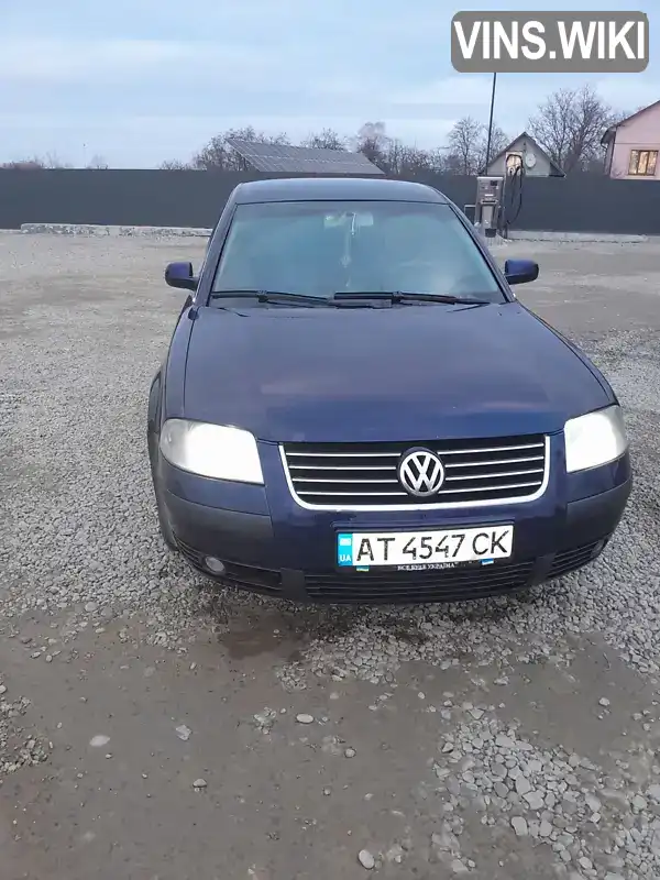 Седан Volkswagen Passat 2002 1.9 л. Ручная / Механика обл. Ивано-Франковская, location.city.broshniv_osada - Фото 1/12