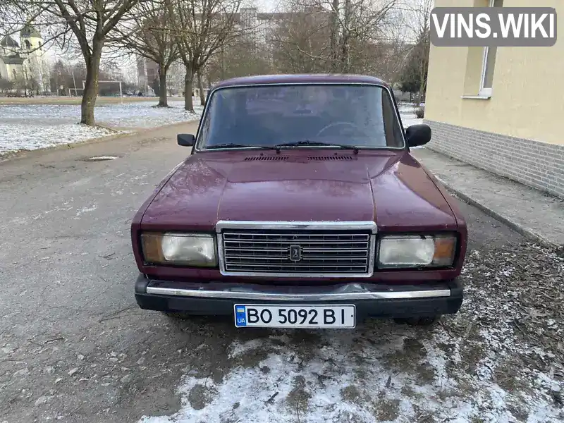 Седан ВАЗ / Lada 2107 2004 1.45 л. Ручна / Механіка обл. Тернопільська, Тернопіль - Фото 1/21