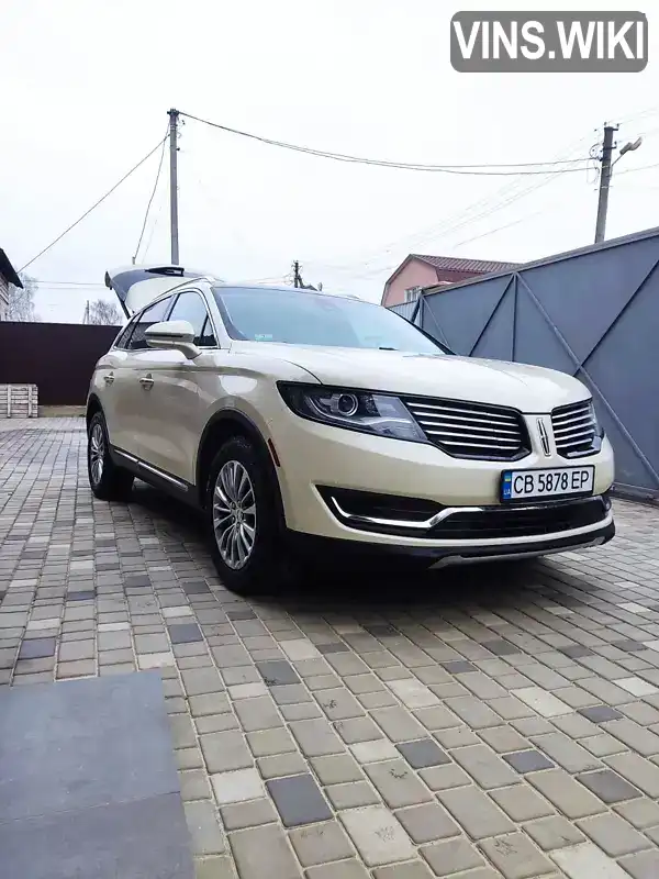 2LMTJ8KP0GBL27302 Lincoln MKX 2015 Позашляховик / Кросовер 2.69 л. Фото 1