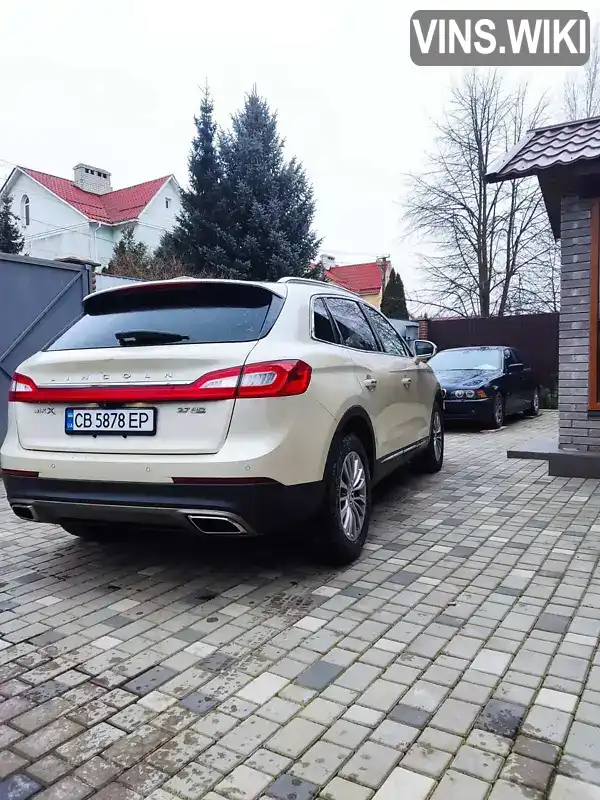 2LMTJ8KP0GBL27302 Lincoln MKX 2015 Позашляховик / Кросовер 2.69 л. Фото 5