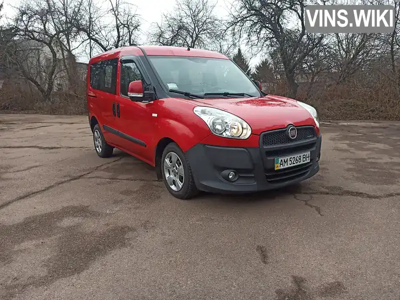 Мінівен Fiat Doblo 2010 1.3 л. Ручна / Механіка обл. Житомирська, Житомир - Фото 1/21