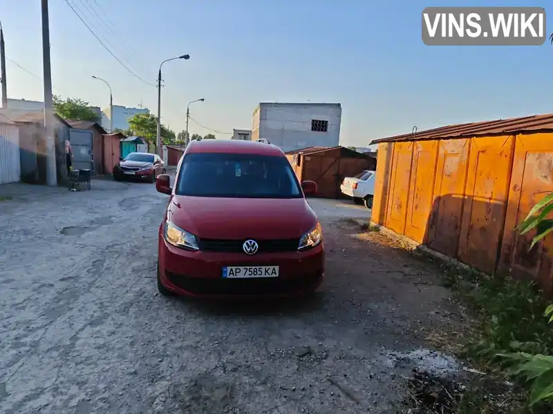 Мінівен Volkswagen Caddy 2014 1.6 л. Ручна / Механіка обл. Запорізька, Запоріжжя - Фото 1/12