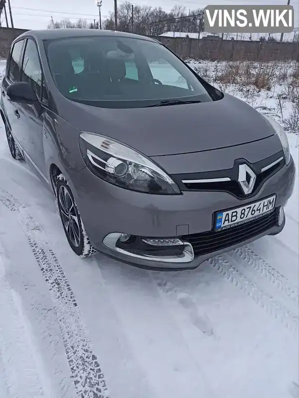 Мінівен Renault Scenic 2014 1.46 л. Ручна / Механіка обл. Вінницька, Гнівань - Фото 1/21