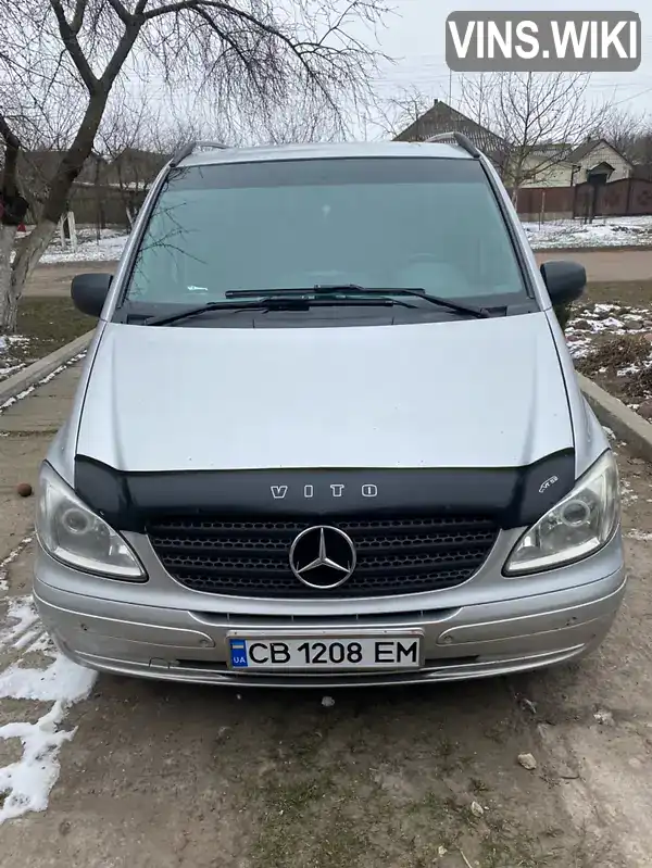 Мінівен Mercedes-Benz Vito 2010 3 л. Автомат обл. Чернігівська, Борзна - Фото 1/8