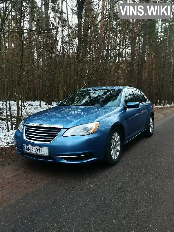 1C3BC1FB9BN607913 Chrysler 200 2011 Седан 2.4 л. Фото 1