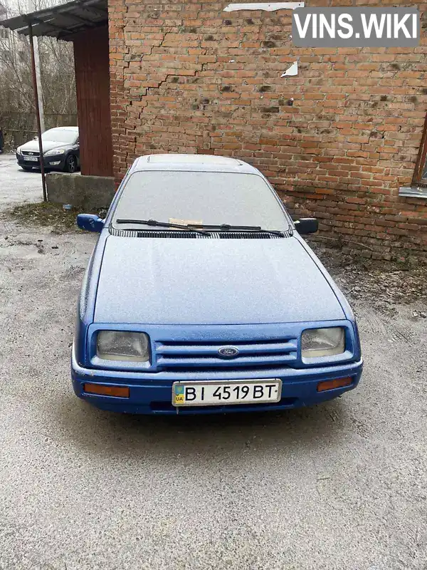 WF0EXXGBBEGA17406 Ford Sierra 1986 Лифтбек 1.8 л. Фото 1