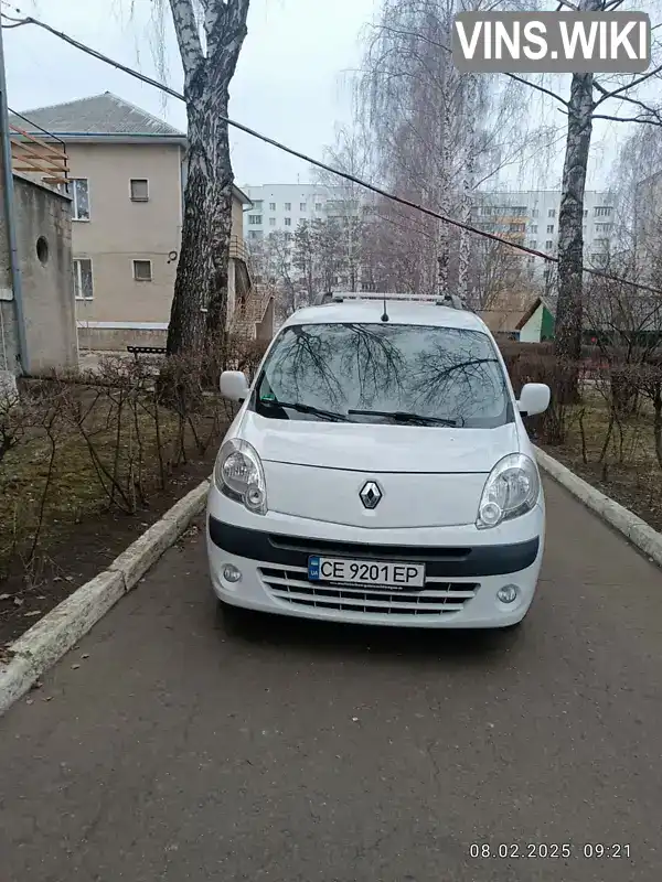 Минивэн Renault Kangoo 2012 1.46 л. Ручная / Механика обл. Черновицкая, Черновцы - Фото 1/6