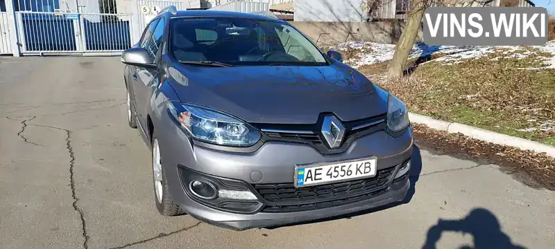 VF1KZ140651712853 Renault Megane 2014 Універсал 1.5 л. Фото 2