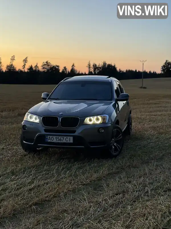 Позашляховик / Кросовер BMW X3 2011 2 л. Типтронік обл. Закарпатська, Виноградів - Фото 1/21