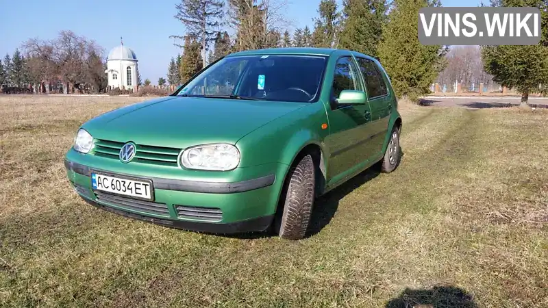 WVWZZZ1JZWP004711 Volkswagen Golf 1997 Хетчбек 1.6 л. Фото 1