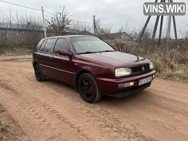 Хетчбек Volkswagen Golf 1997 1.78 л. Ручна / Механіка обл. Львівська, Жвирка - Фото 1/9