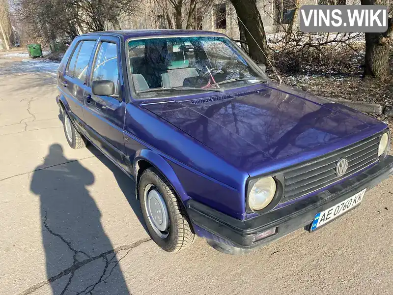 Хэтчбек Volkswagen Golf 1989 1.3 л. Ручная / Механика обл. Днепропетровская, Днепр (Днепропетровск) - Фото 1/18