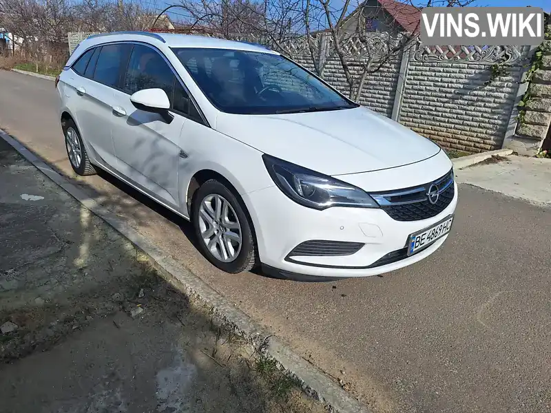 W0VBD8EN2K8002052 Opel Astra 2018 Универсал 1.6 л. Фото 7