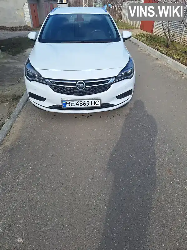 W0VBD8EN2K8002052 Opel Astra 2018 Универсал 1.6 л. Фото 9