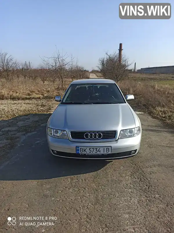 WAUZZZ8DZYA166894 Audi A4 2000 Седан 1.6 л. Фото 1