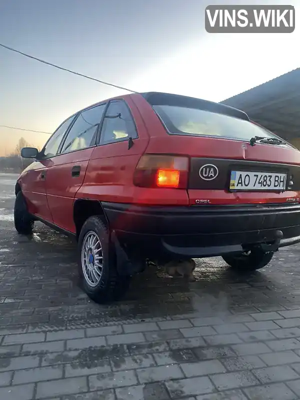 W0L000058S5170528 Opel Astra 1995 Хэтчбек 1.6 л. Фото 2