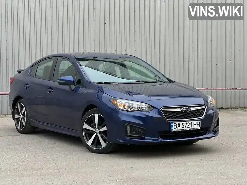 4S3GKAL6XH3621092 Subaru Impreza 2017 Седан 2 л. Фото 1