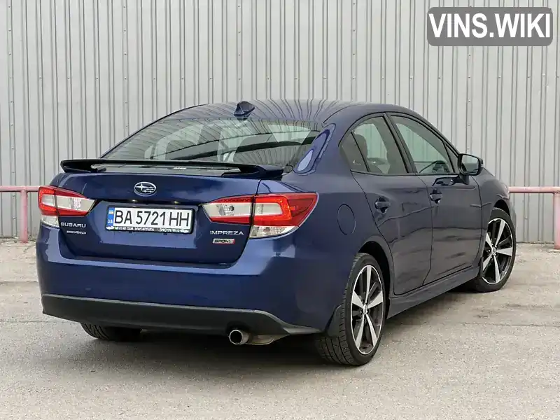 4S3GKAL6XH3621092 Subaru Impreza 2017 Седан 2 л. Фото 5