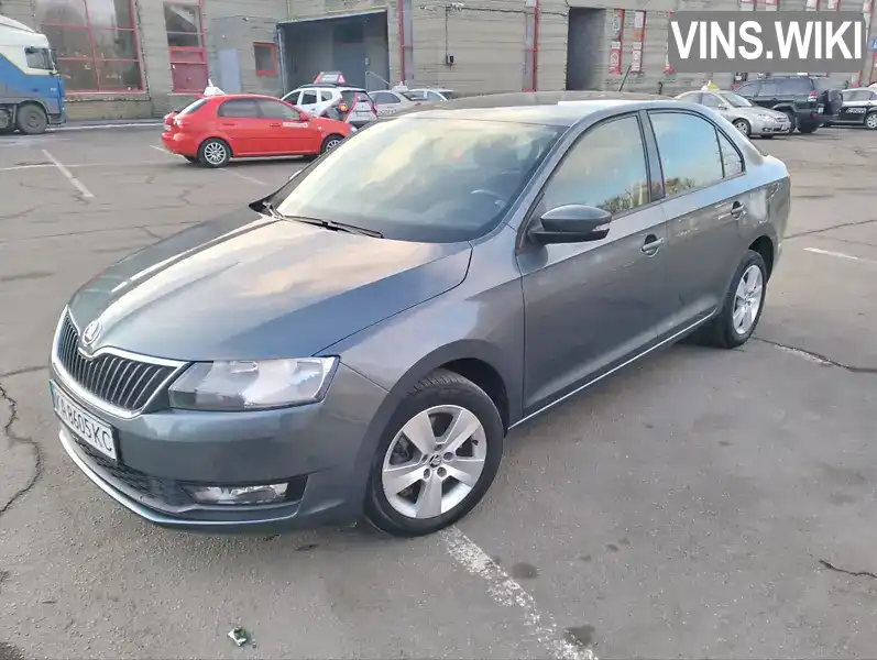 TMBAC2NH4JB150219 Skoda Rapid 2017 Ліфтбек 1.6 л. Фото 1