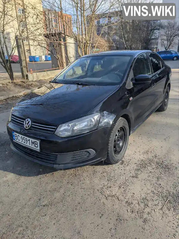 Седан Volkswagen Polo 2013 1.6 л. Ручна / Механіка обл. Львівська, Львів - Фото 1/21