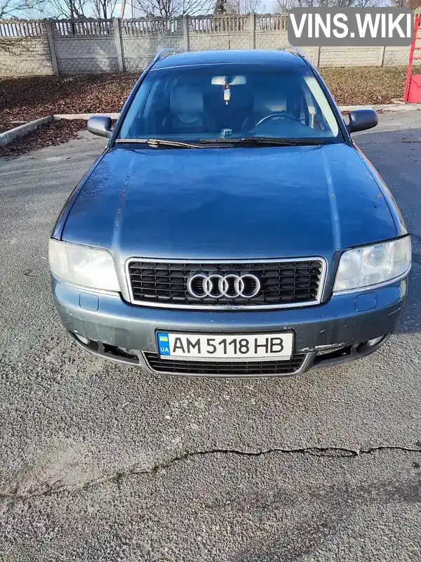 WAUZZZ4B14N079388 Audi A6 2004 Универсал 2.5 л. Фото 1