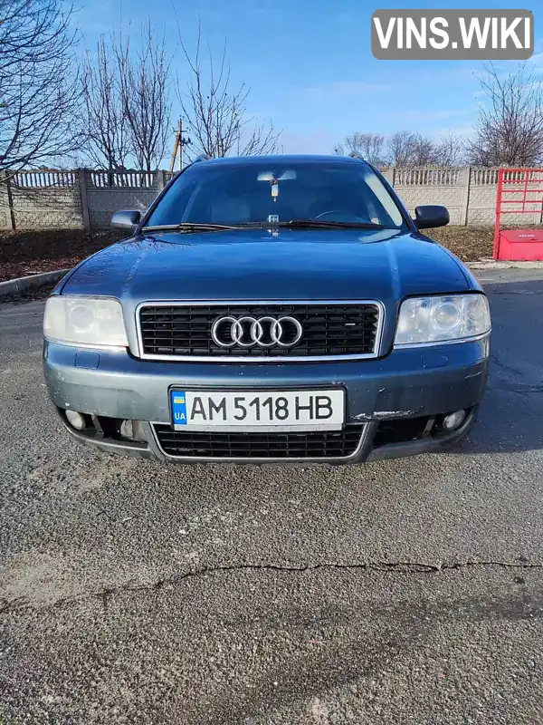 WAUZZZ4B14N079388 Audi A6 2004 Универсал 2.5 л. Фото 2