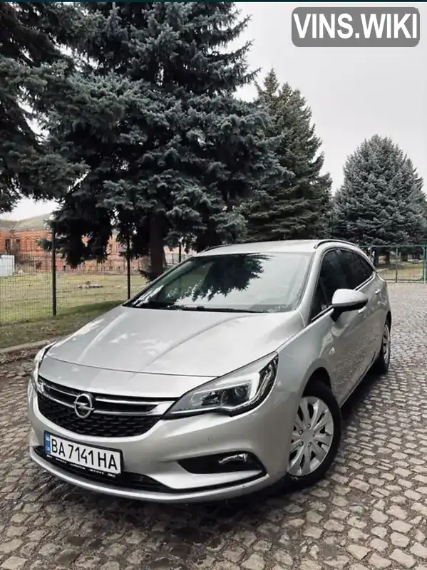 Універсал Opel Astra 2017 1.6 л. Ручна / Механіка обл. Кіровоградська, Кропивницький (Кіровоград) - Фото 1/6