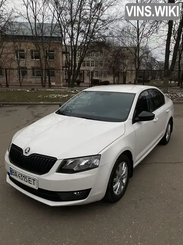 Ліфтбек Skoda Octavia 2016 1.4 л. Ручна / Механіка обл. Кіровоградська, Кропивницький (Кіровоград) - Фото 1/12