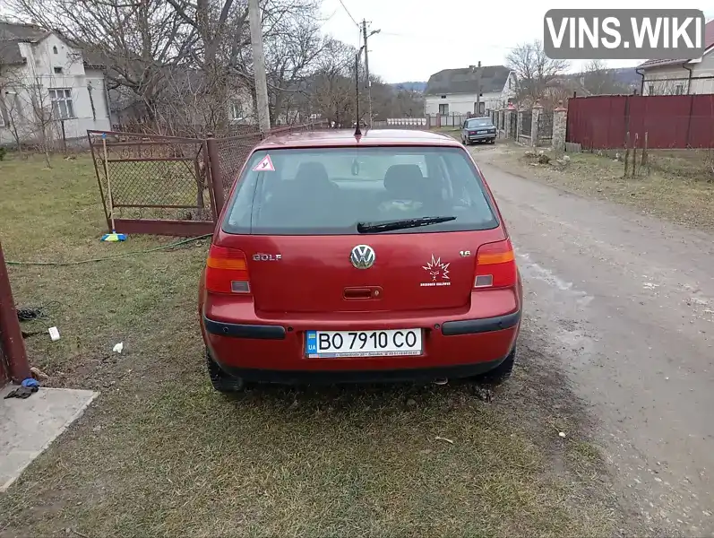 WVWZZZ1JZXD285301 Volkswagen Golf 1998 Хетчбек 1.6 л. Фото 2