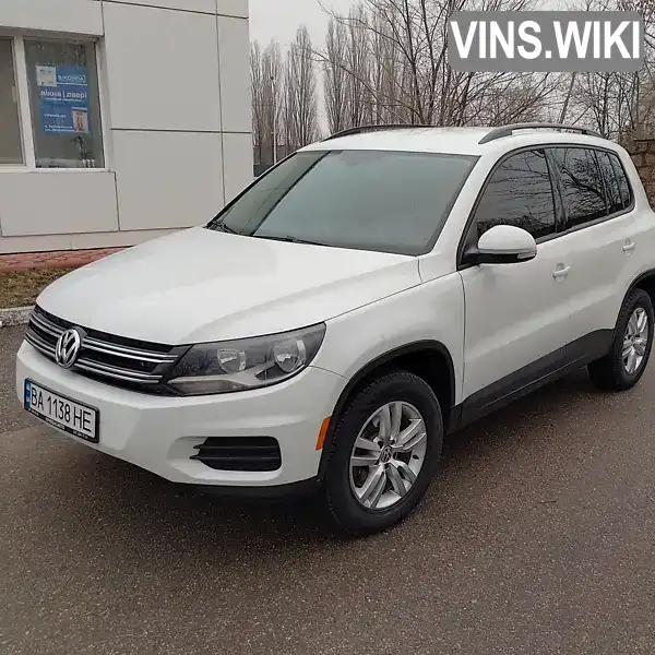 WVGBV7AX3HK006627 Volkswagen Tiguan 2016 Позашляховик / Кросовер 1.98 л. Фото 6