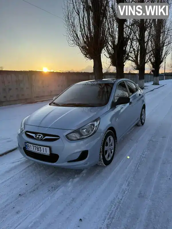 Z94CT41CACR101080 Hyundai Accent 2012 Седан 1.4 л. Фото 2