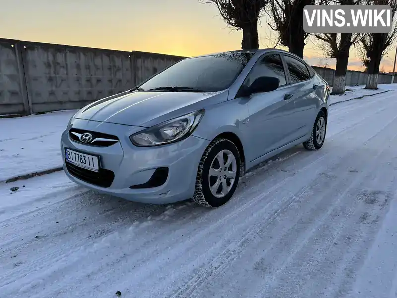 Z94CT41CACR101080 Hyundai Accent 2012 Седан 1.4 л. Фото 5