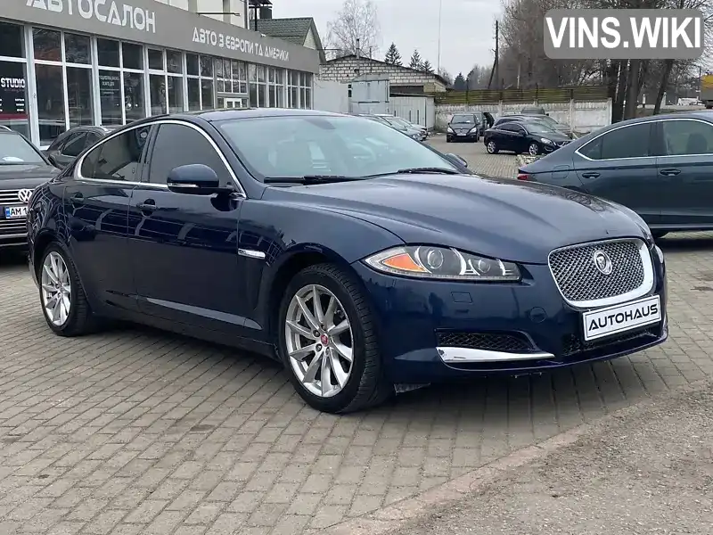 Седан Jaguar XF 2013 2 л. обл. Житомирская, Житомир - Фото 1/21