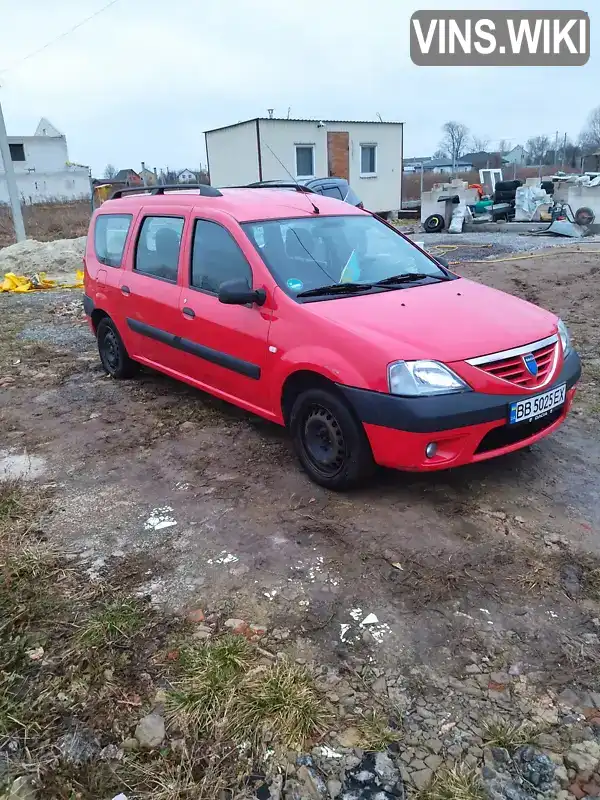 Универсал Dacia Logan MCV 2008 1.6 л. Ручная / Механика обл. Киевская, Борисполь - Фото 1/21