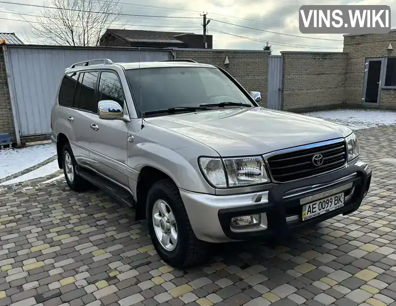 Позашляховик / Кросовер Toyota Land Cruiser 2002 4.16 л. обл. Дніпропетровська, Дніпро (Дніпропетровськ) - Фото 1/21