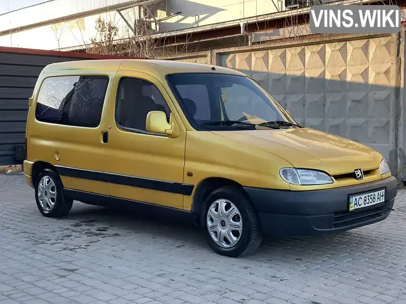 VF35BD9BD60101189 Peugeot Partner 1998 Мінівен 1.91 л. Фото 4