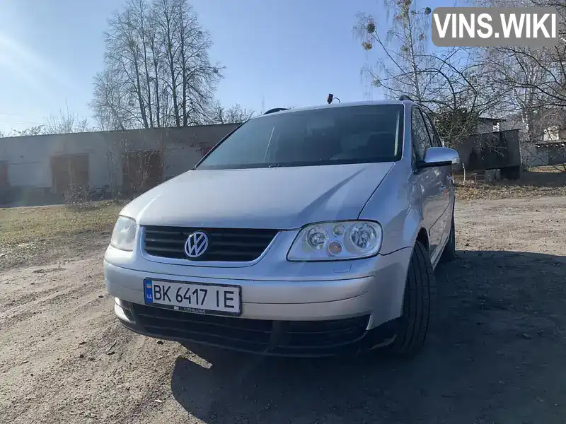 Мінівен Volkswagen Touran 2003 1.97 л. Ручна / Механіка обл. Житомирська, Малин - Фото 1/21