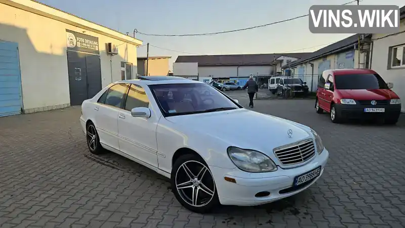 Седан Mercedes-Benz S-Class 2001 4.3 л. Типтроник обл. Закарпатская, Ужгород - Фото 1/21