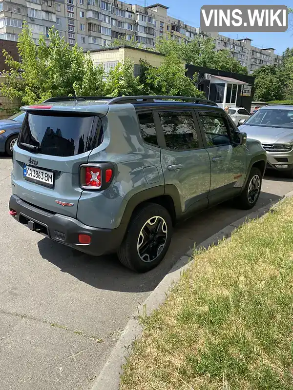 ZACCJBCB5HPE70288 Jeep Renegade 2016 Позашляховик / Кросовер 2.36 л. Фото 8