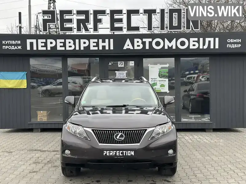 2T2BK1BA3AC069475 Lexus RX 2010 Позашляховик / Кросовер 3.46 л. Фото 1