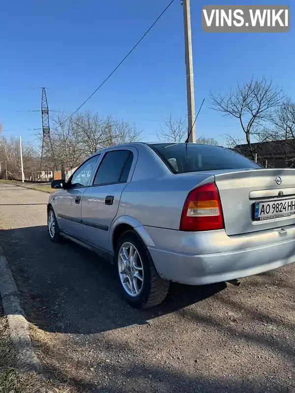 Y6D0TGF694X000571 Opel Astra 2004 Седан 1.36 л. Фото 5