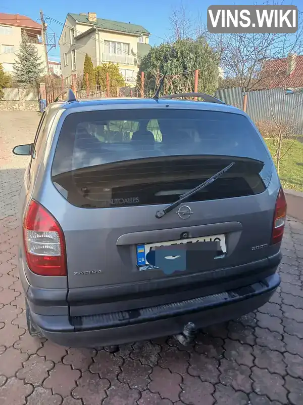 W0L0TGF7532192622 Opel Zafira 2003 Мінівен 2.2 л. Фото 6