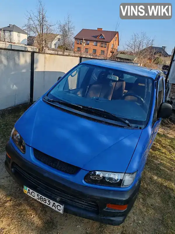 JMBGZPA5VWA000488 Mitsubishi L 400 1998 Мінівен 2.48 л. Фото 1