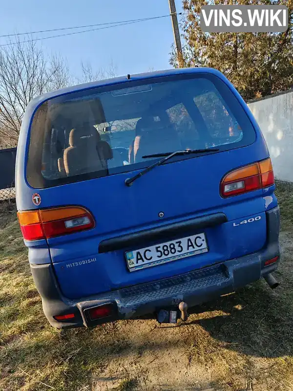 JMBGZPA5VWA000488 Mitsubishi L 400 1998 Минивэн 2.48 л. Фото 6