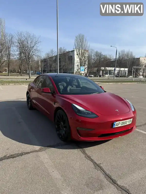 5YJ3E1ECXPF414213 Tesla Model 3 2022 Седан  Фото 2